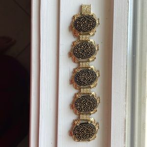 Judy Lee Black and Gold Cast Bracelet!